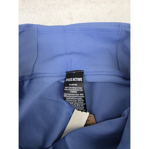 NWT Victoria Secret Pink Active Light Blue Compression Leggings Size‎ M - Picture 4 of 9